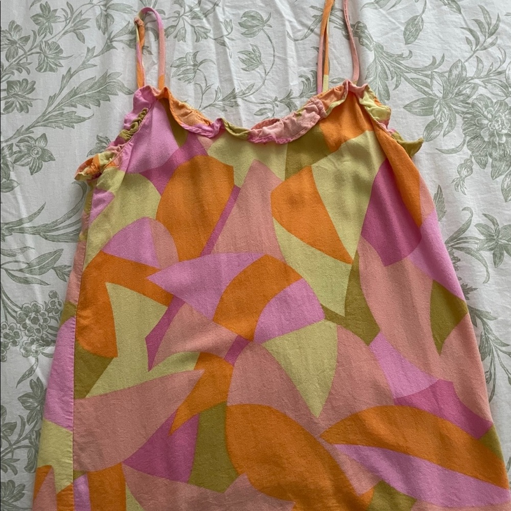 Patterned boutique summer tank
